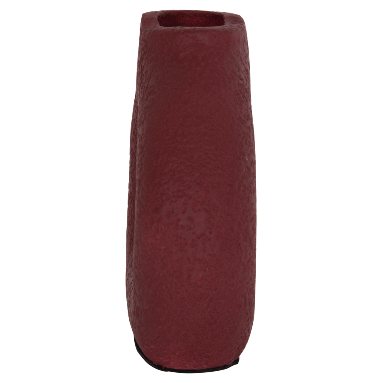 TABLE DECORATIVE VASE DECANT HM4667.06S TERRACOTA IN MAROON RED--17.5x6.5x17Hcm. [4]