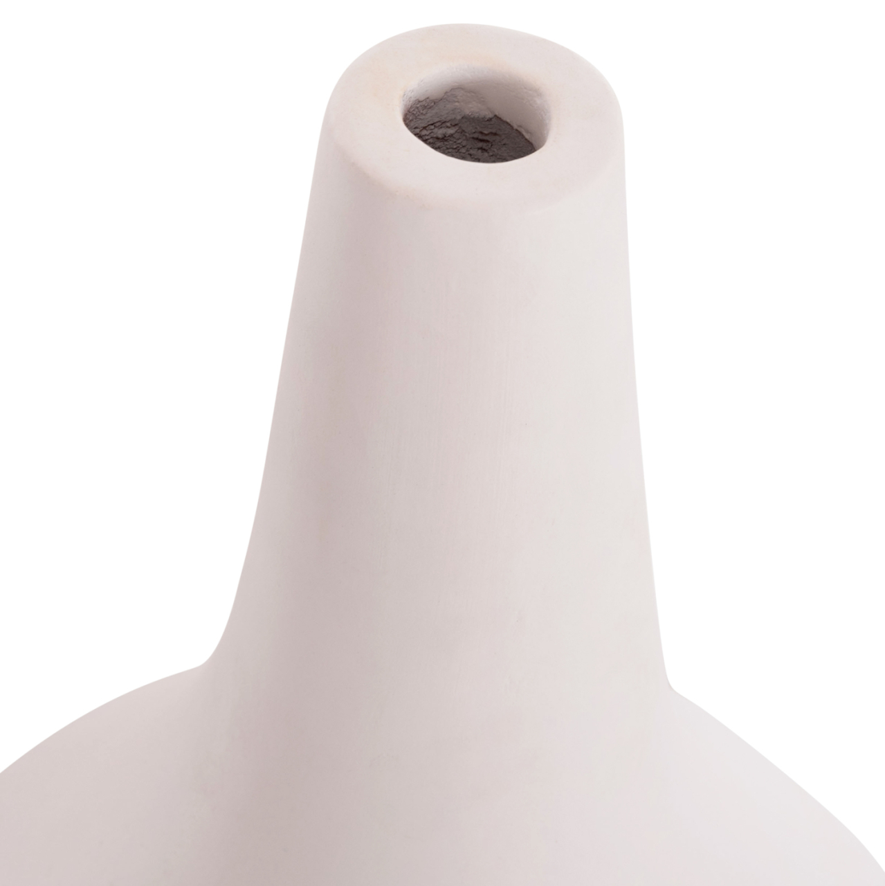 TABLE DECORATIVE VASE DENI HM4663.02L FIBER CEMENT IN WHITE--Φ26x39Hcm [8]