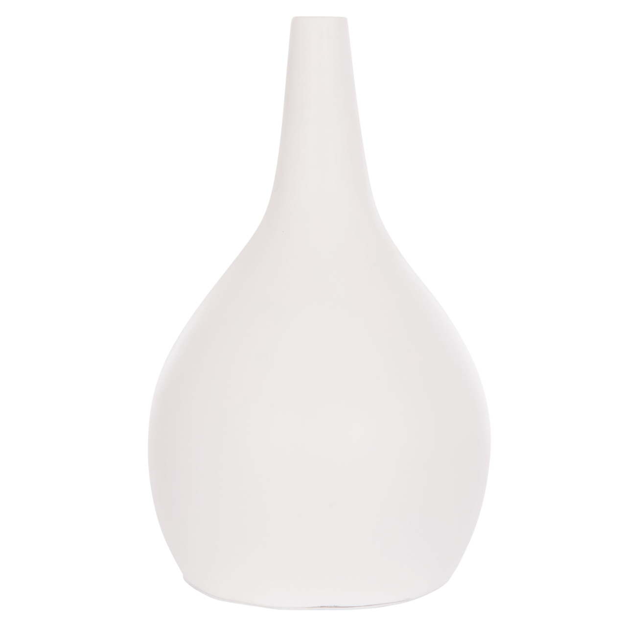 TABLE DECORATIVE VASE DENI HM4663.02L FIBER CEMENT IN WHITE--Φ26x39Hcm [3]