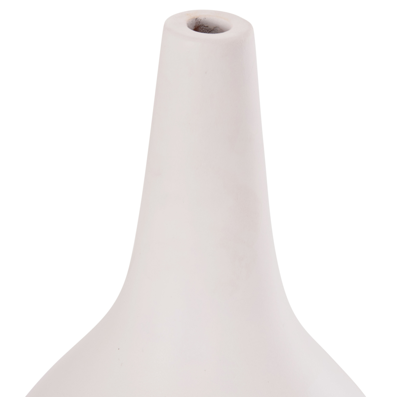 TABLE DECORATIVE VASE DENI HM4663.02L FIBER CEMENT IN WHITE--Φ26x39Hcm [7]