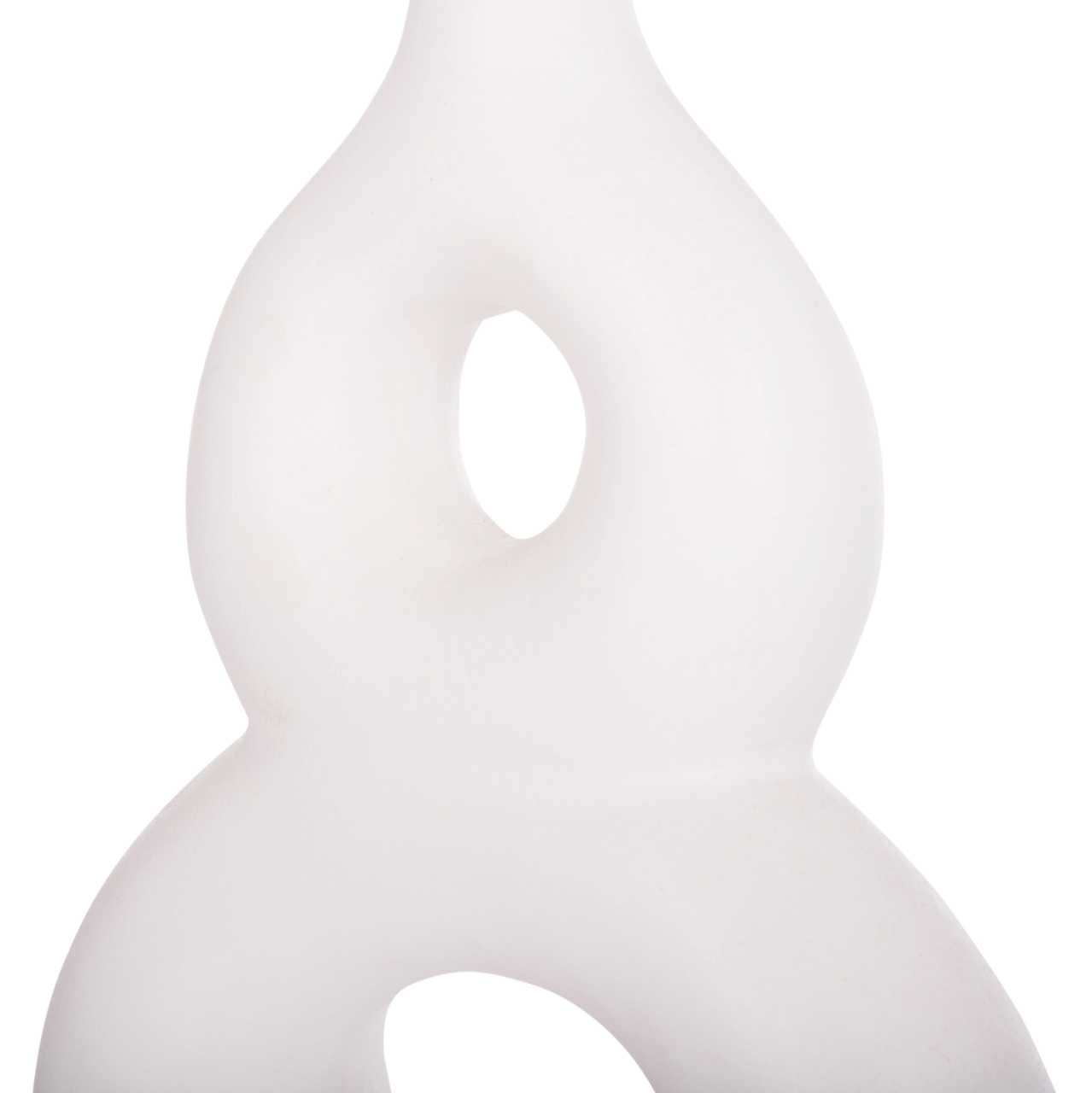 TABLE DECORATIVE VASE FIORIN HM4666.02S TERRACOTA IN WHITE--21x7.5x31Hcm. [9]