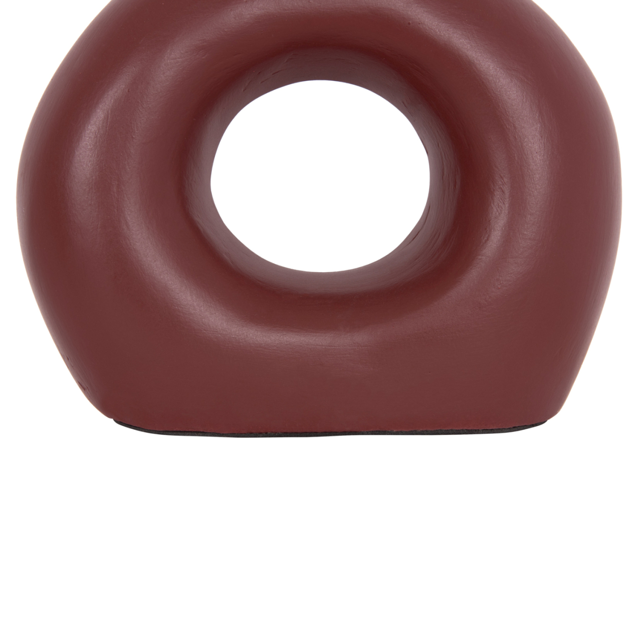TABLE DECORATIVE VASE FIORIN HM4666.03S TERRACOTA IN MAROON RED--21x7.5x31Hcm. [8]