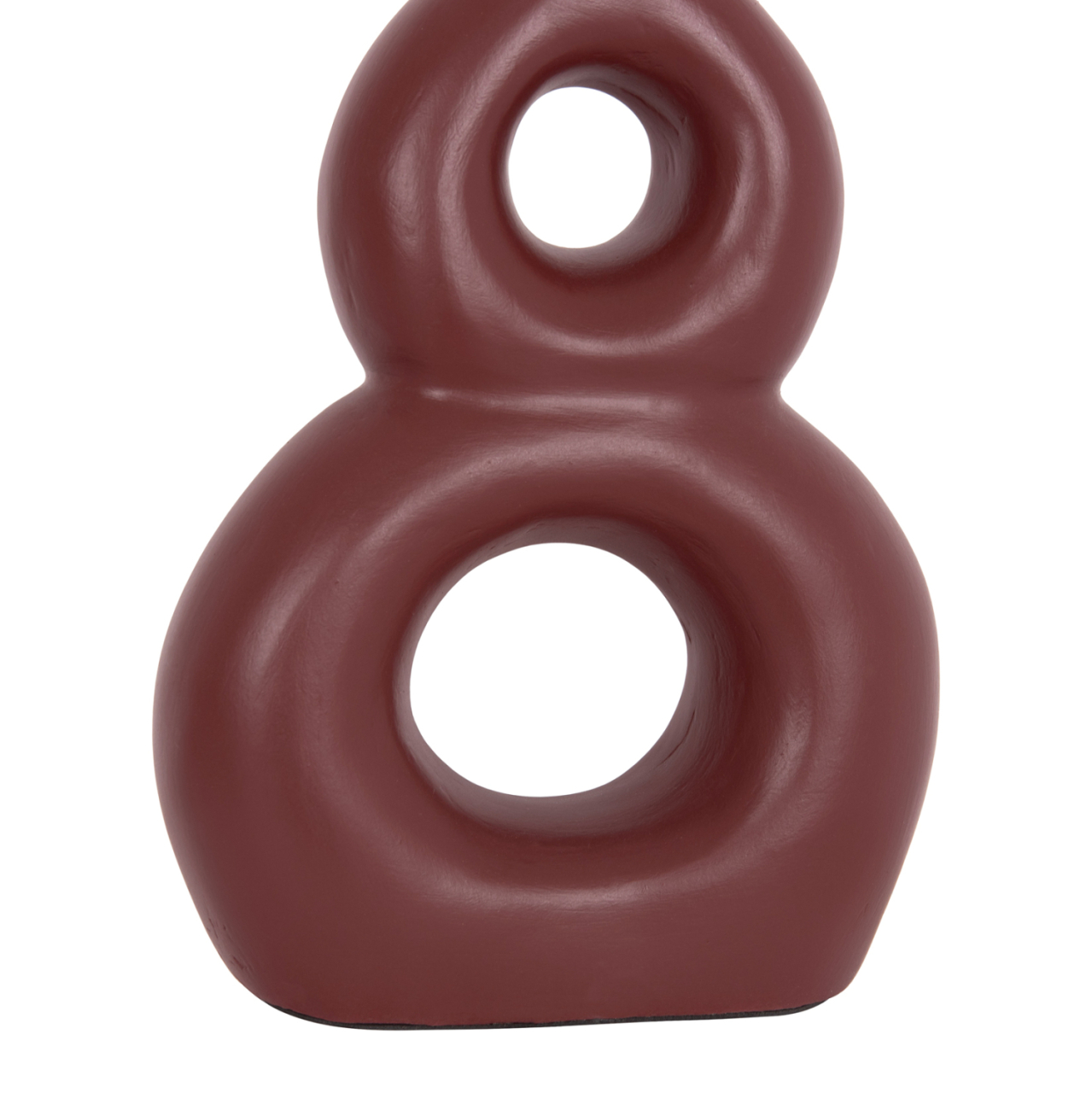 TABLE DECORATIVE VASE FIORIN HM4666.03S TERRACOTA IN MAROON RED--21x7.5x31Hcm. [7]