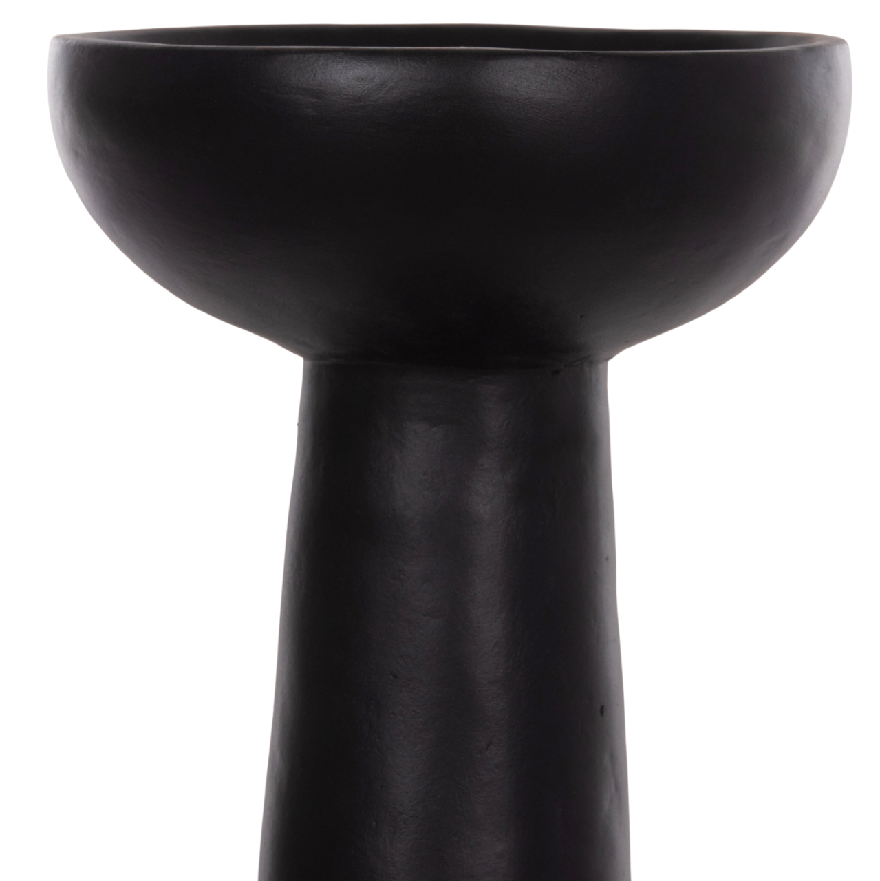 TABLE DECORATIVE VASE LEKKAN HM4664.01L TERRACOTA IN BLACK--Φ18x38Hcm. [4]