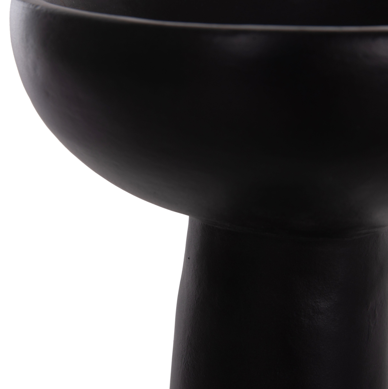 TABLE DECORATIVE VASE LEKKAN HM4664.01L TERRACOTA IN BLACK--Φ18x38Hcm. [7]