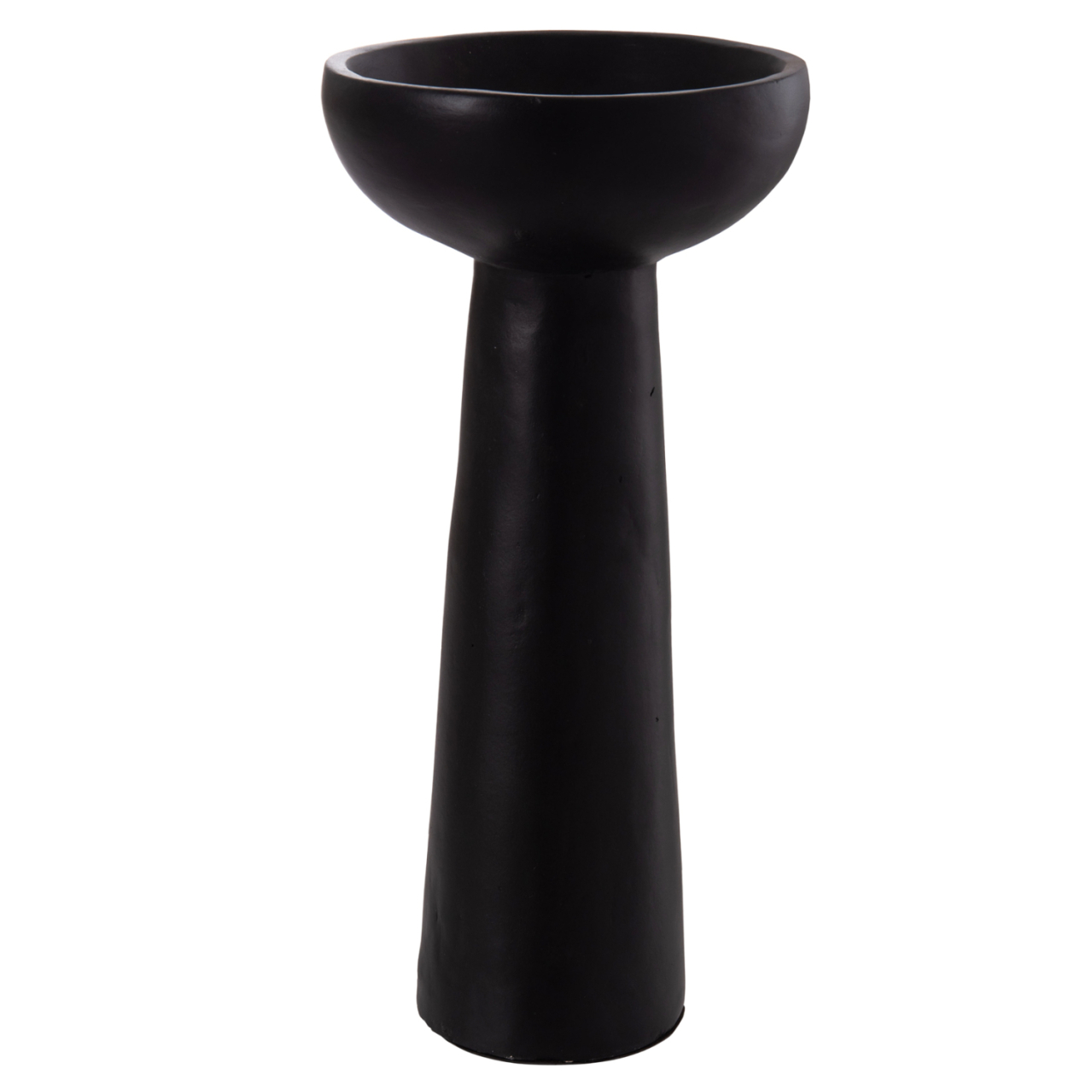 TABLE DECORATIVE VASE LEKKAN HM4664.01L TERRACOTA IN BLACK--Φ18x38Hcm. [8]