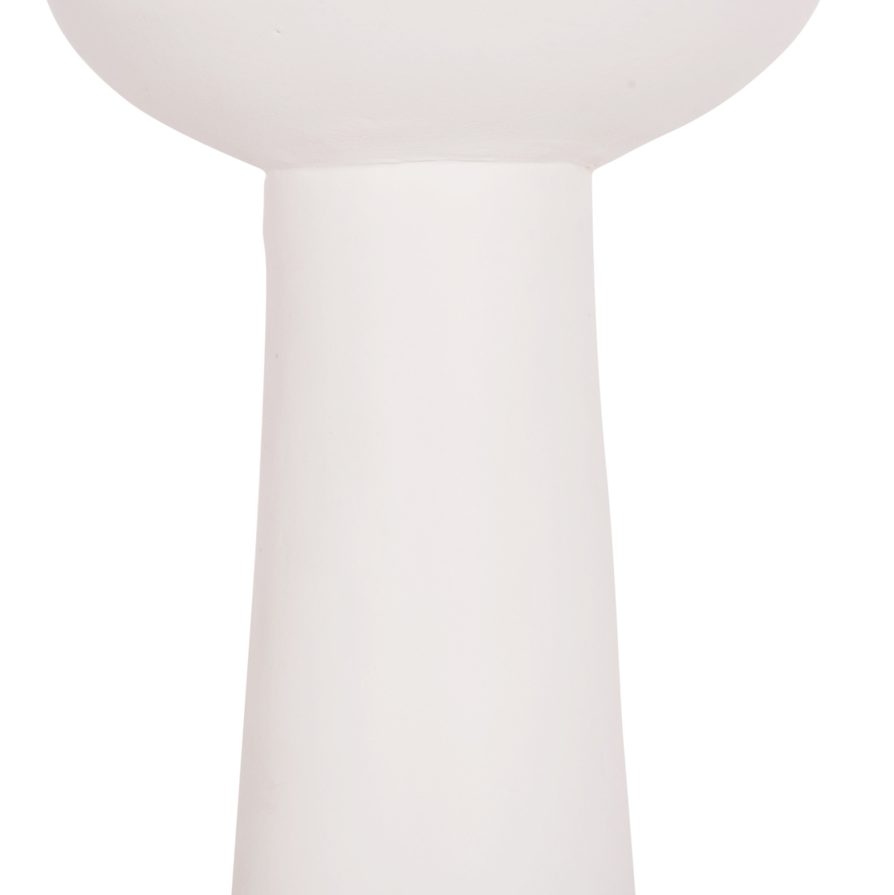 TABLE DECORATIVE VASE LEKKAN HM4664.02L TERRACOTA IN WHITE--Φ18x38Hcm. [5]