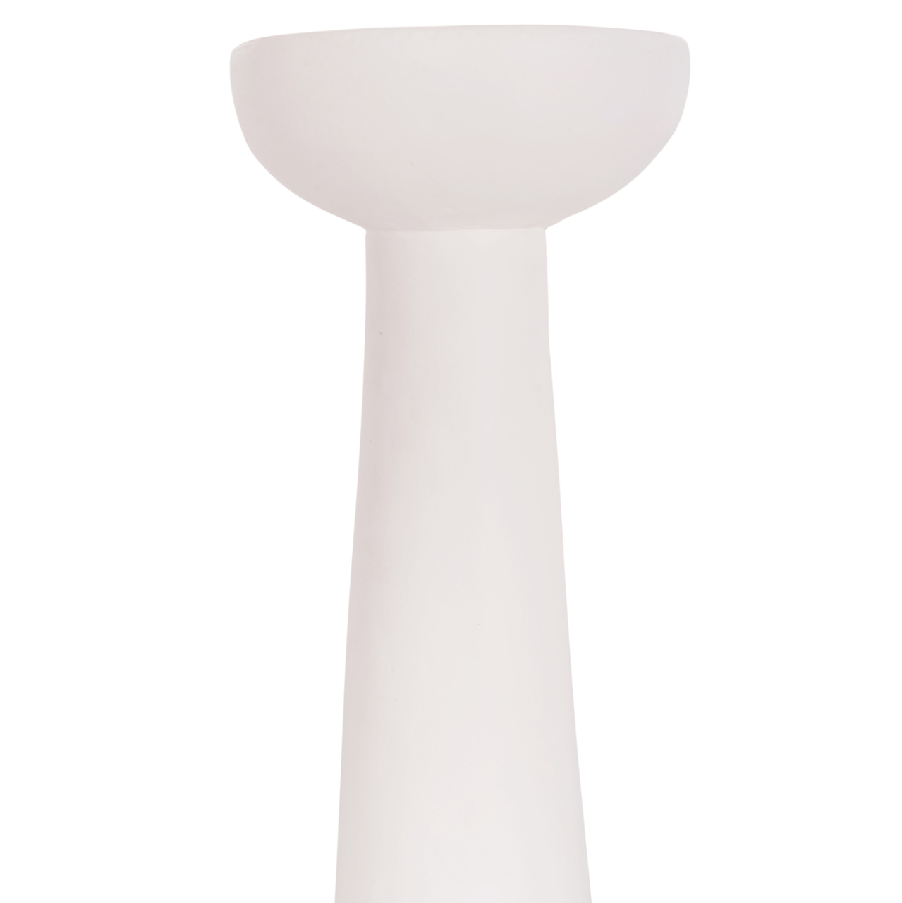 TABLE DECORATIVE VASE LEKKAN HM4664.02L TERRACOTA IN WHITE--Φ18x38Hcm. [8]