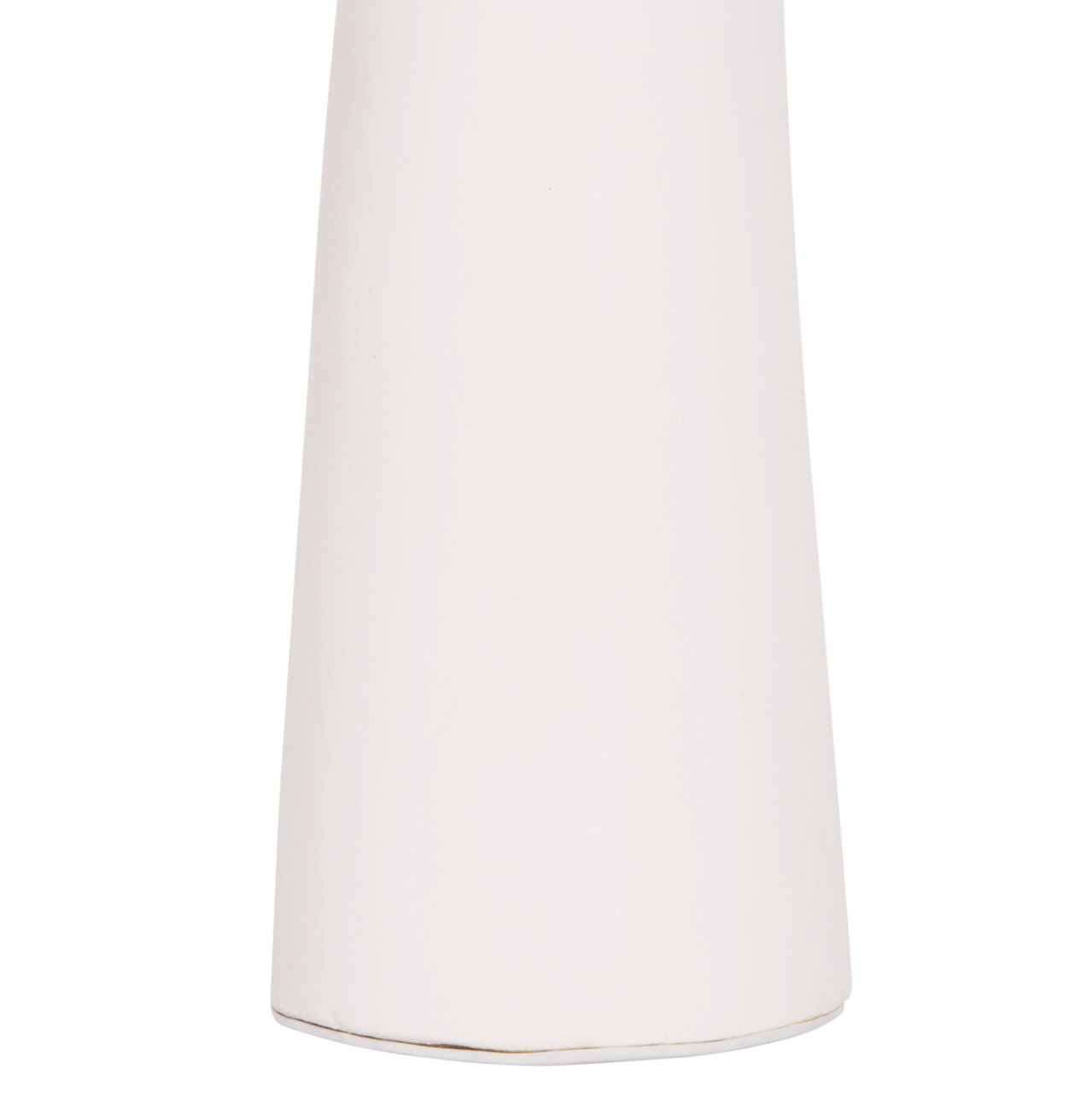 TABLE DECORATIVE VASE LEKKAN HM4664.02L TERRACOTA IN WHITE--Φ18x38Hcm. [6]
