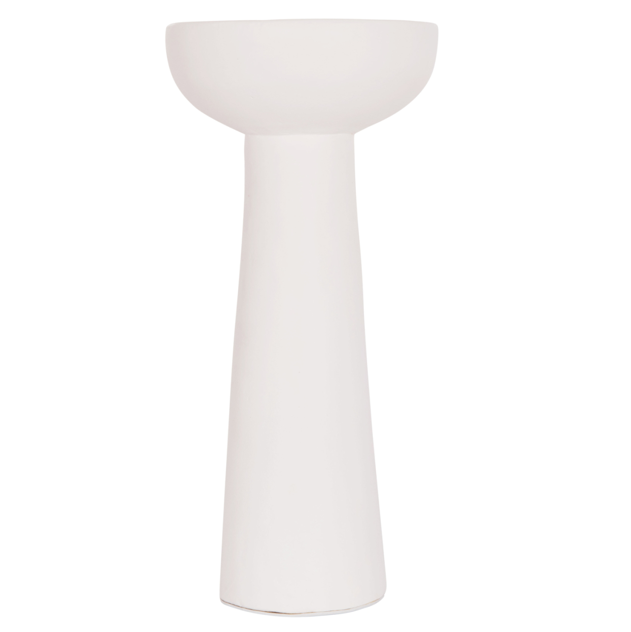 TABLE DECORATIVE VASE LEKKAN HM4664.02L TERRACOTA IN WHITE--Φ18x38Hcm. [3]