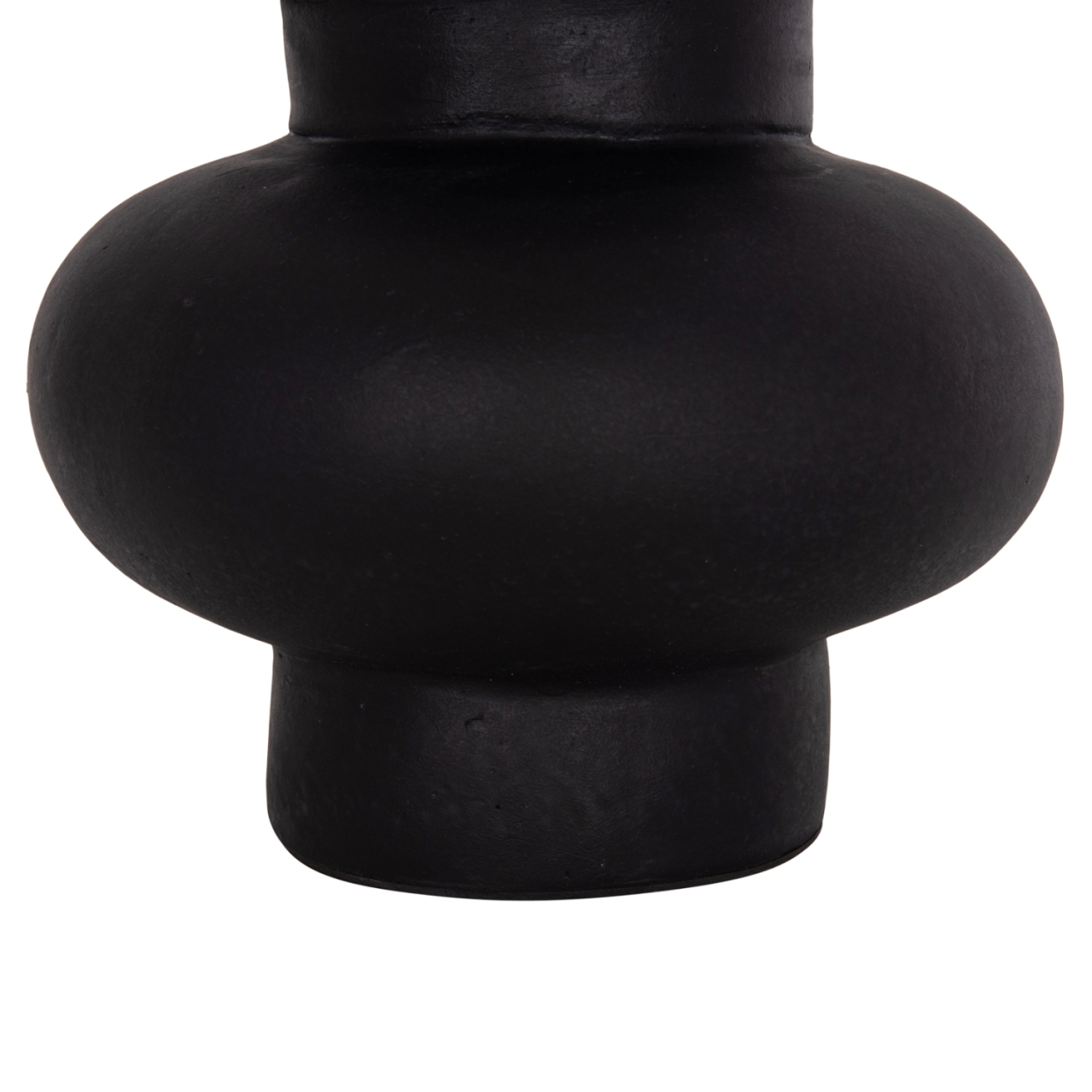 TABLE DECORATIVE VASE LEMA HM4664.01M TERRACOTA IN BLACK--Φ22x29Hcm. [7]