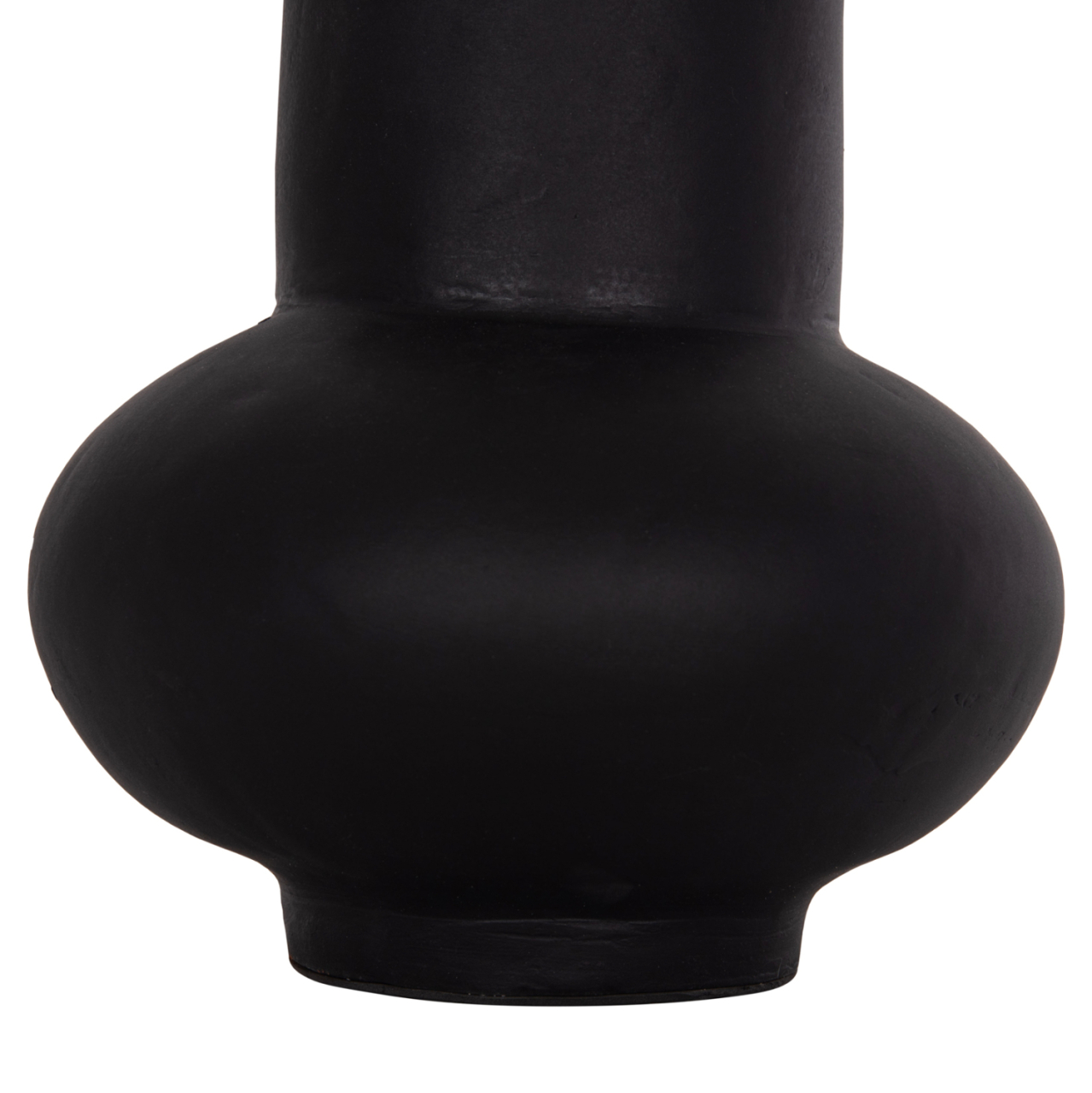 TABLE DECORATIVE VASE LEMA HM4664.01S TERRACOTA IN BLACK--Φ22x22Hcm. [7]
