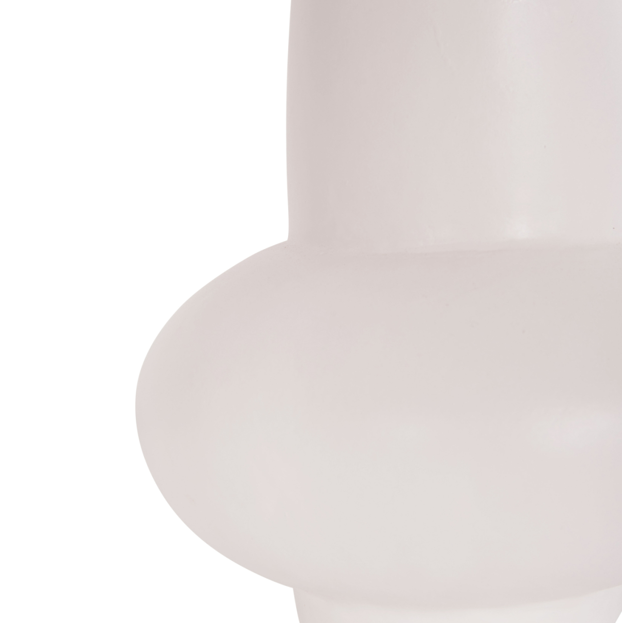 TABLE DECORATIVE VASE LEMA HM4664.02S TERRACOTA IN WHITE--Φ22x22Hcm. [6]