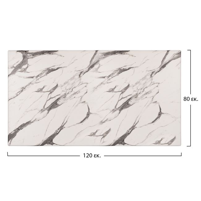 Table Desktop Werzalit 120x80 Marble White-Grey 5657 HM5630.11 [2]
