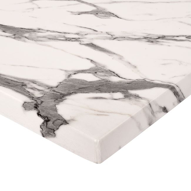 Table Desktop Werzalit 70x70 Marble White-Grey 5657 HM5230.11 [3]