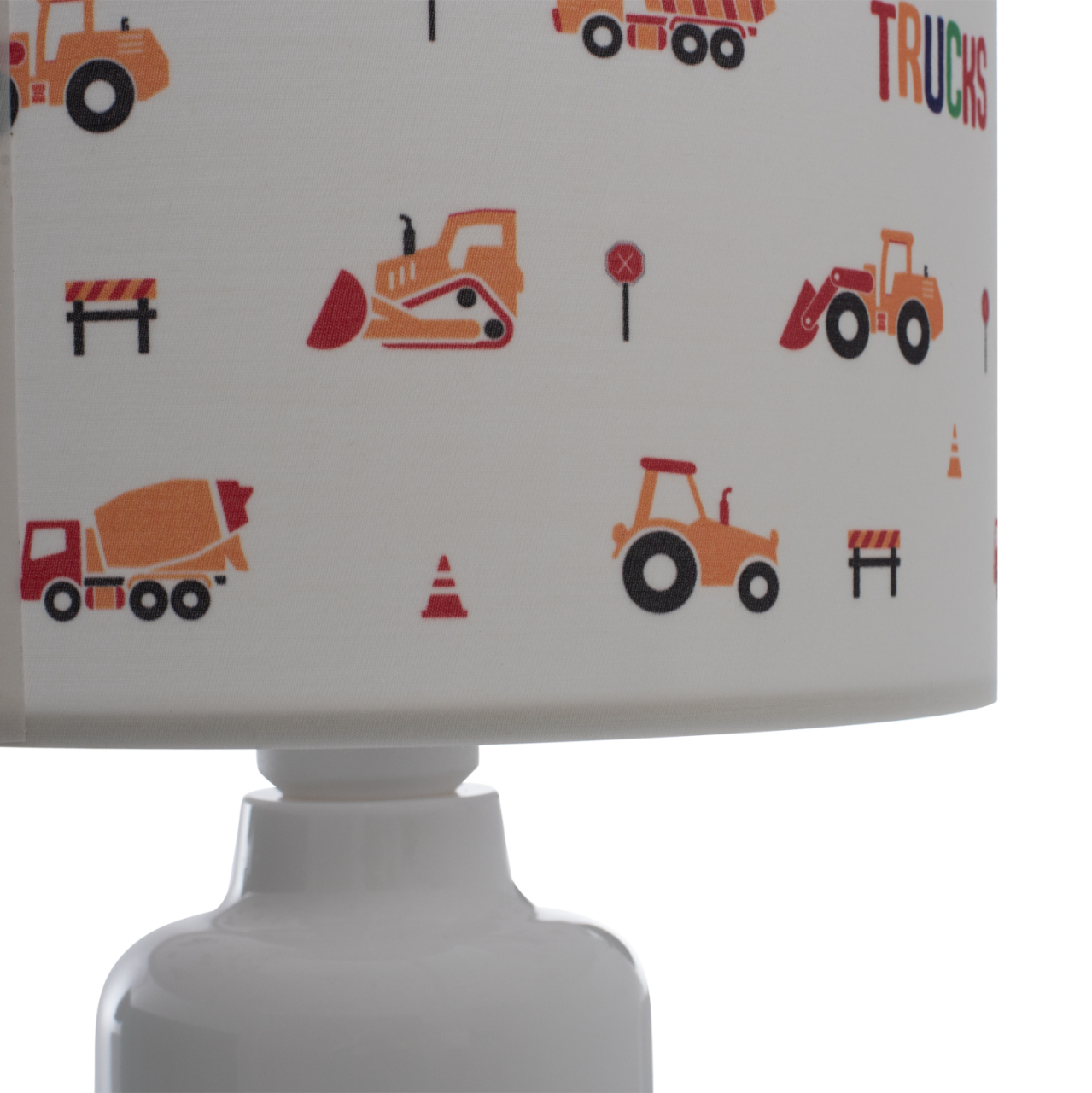 TABLE LAMP BALOO HM7577.04 KID'S ROOM FABRIC CYLINDRICAL "CAP" Φ24x32H [5]