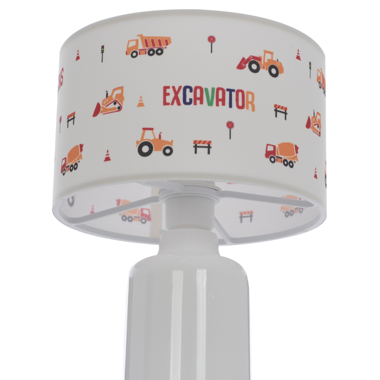 TABLE LAMP BALOO HM7577.04 KID'S ROOM FABRIC CYLINDRICAL "CAP" Φ24x32H [3]