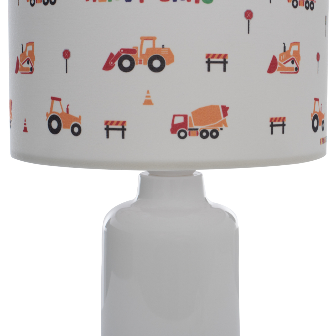 TABLE LAMP BALOO HM7577.04 KID'S ROOM FABRIC CYLINDRICAL "CAP" Φ24x32H [4]