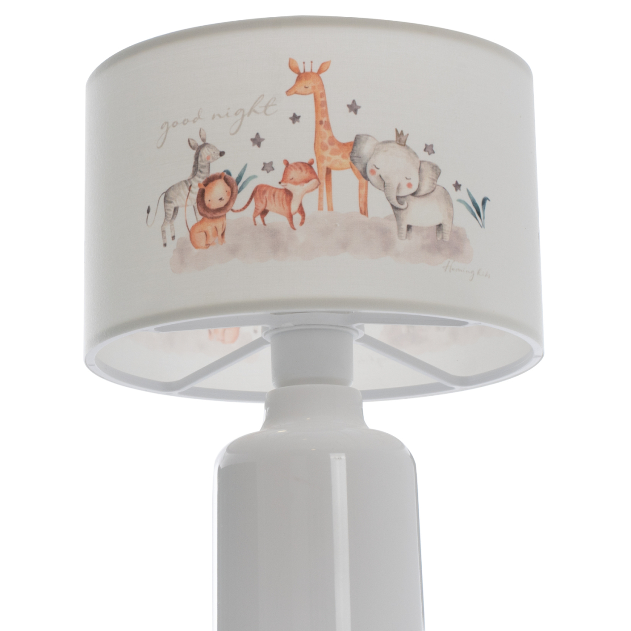 TABLE LAMP BALOO HM7577.06 KID'S ROOM FABRIC CYLINDRICAL "CAP" Φ24x32H [3]