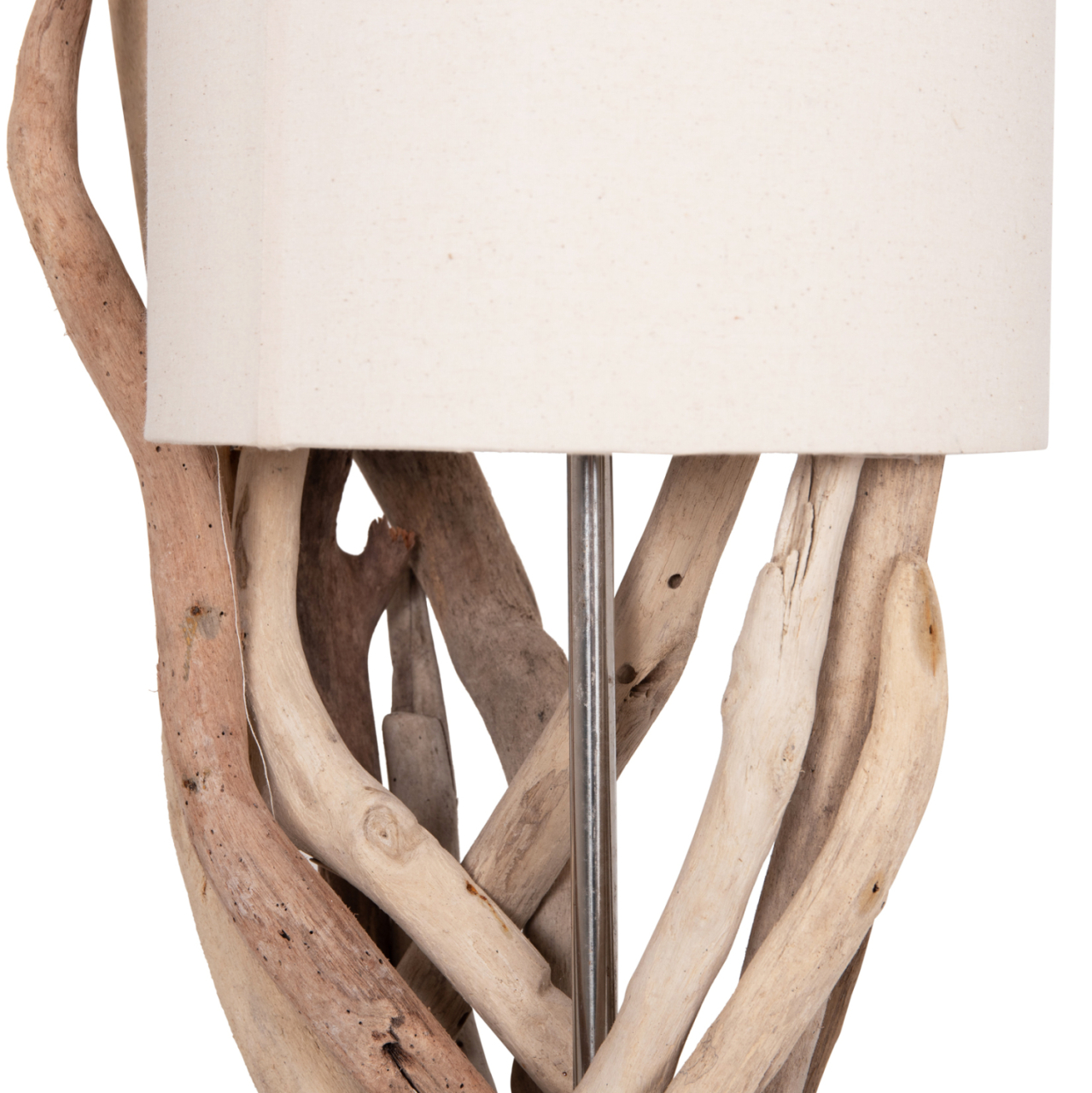 TABLE LAMP BRAMBLE HM4873 DRIFTWOOD and WHITE CAP Φ28x65Hcm. [8]
