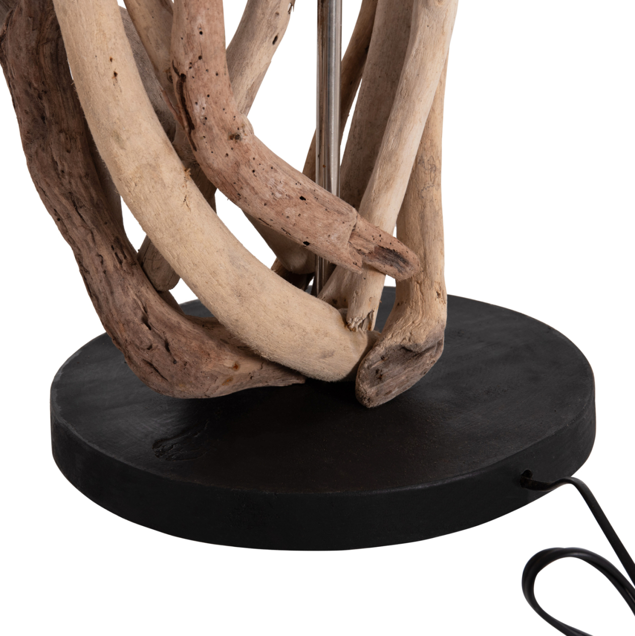TABLE LAMP BRAMBLE HM4873 DRIFTWOOD and WHITE CAP Φ28x65Hcm. [10]