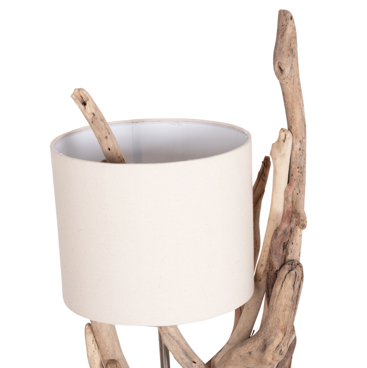 TABLE LAMP BRAMBLE HM4873 DRIFTWOOD and WHITE CAP Φ28x65Hcm. [7]
