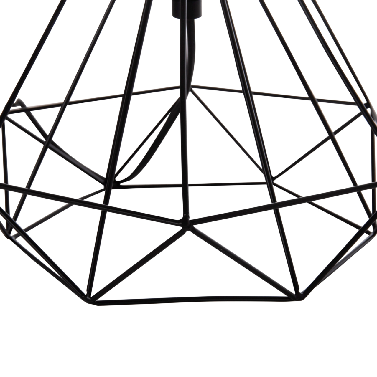 TABLE LAMP GEILO HM7416.11 METAL IN BLACK--BLACK PVC CAP Φ25x48.5Hcm. [7]