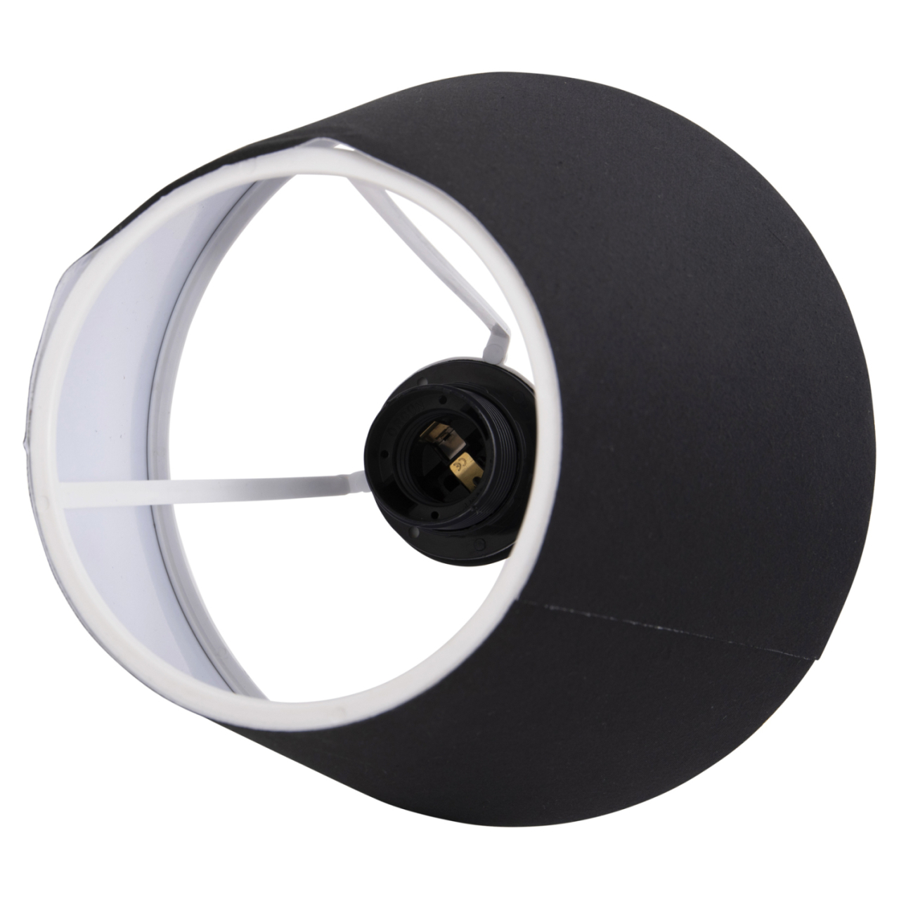 TABLE LAMP LIVO HM4708.01 BLACK WITH TRIPOD METAL BASE Φ22x36Hcm. [6]