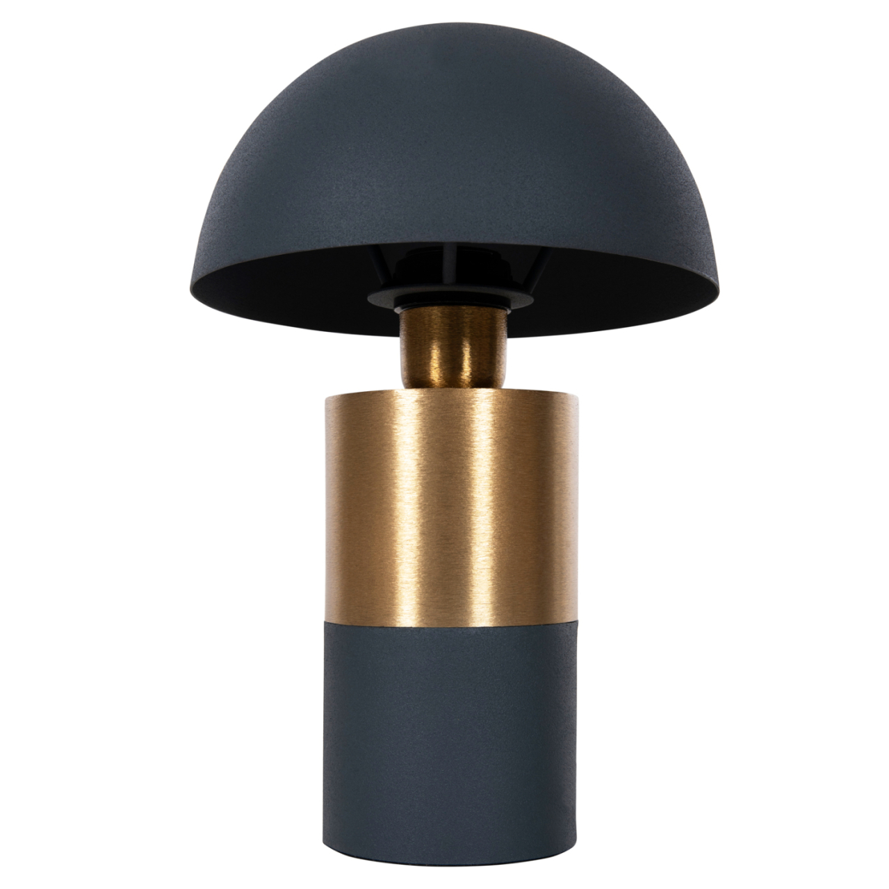 TABLE LAMP PUNE HM4245.05 METAL IN ANTHRACITE BLUE-GOLD Φ20,5x32,5Hcm. [3]