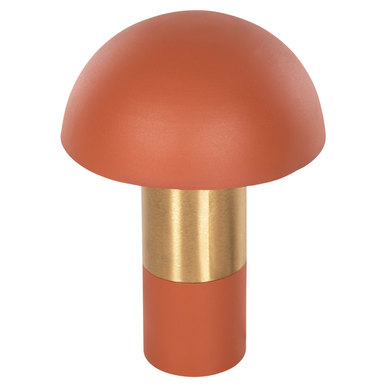 TABLE LAMP PUNE HM4252.08 METAL IN ORANGE-GOLD Φ31x44Hcm. [3]