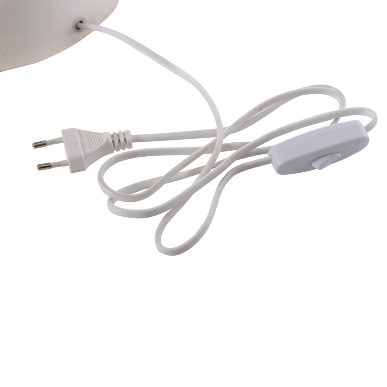 TABLE LAMP SMUSH HM4258.03 METAL IN WHITE-ROTATING CAP Φ32,5x69Hcm. [9]