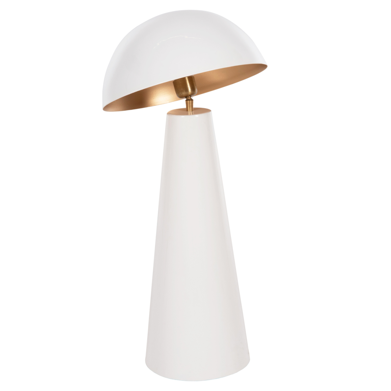 TABLE LAMP SMUSH HM4258.03 METAL IN WHITE-ROTATING CAP Φ32,5x69Hcm. [3]
