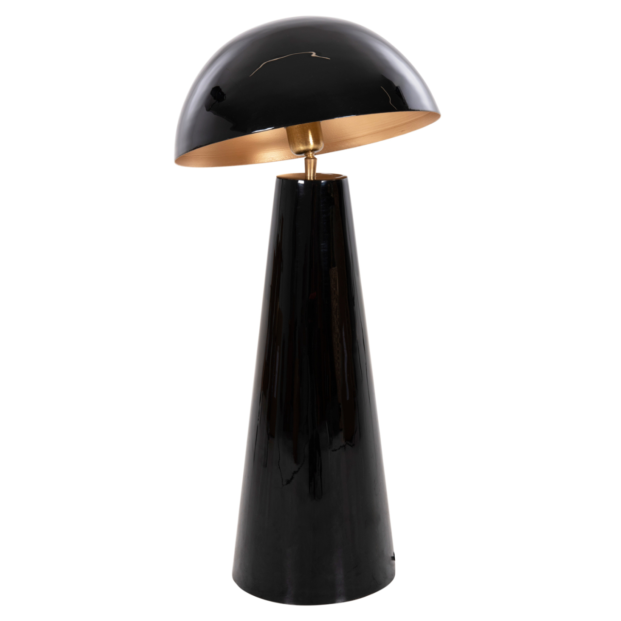 TABLE LAMP SMUSH HM4258.04 METAL IN BLACK-ROTATING CAP Φ32,5x69Hcm. [5]