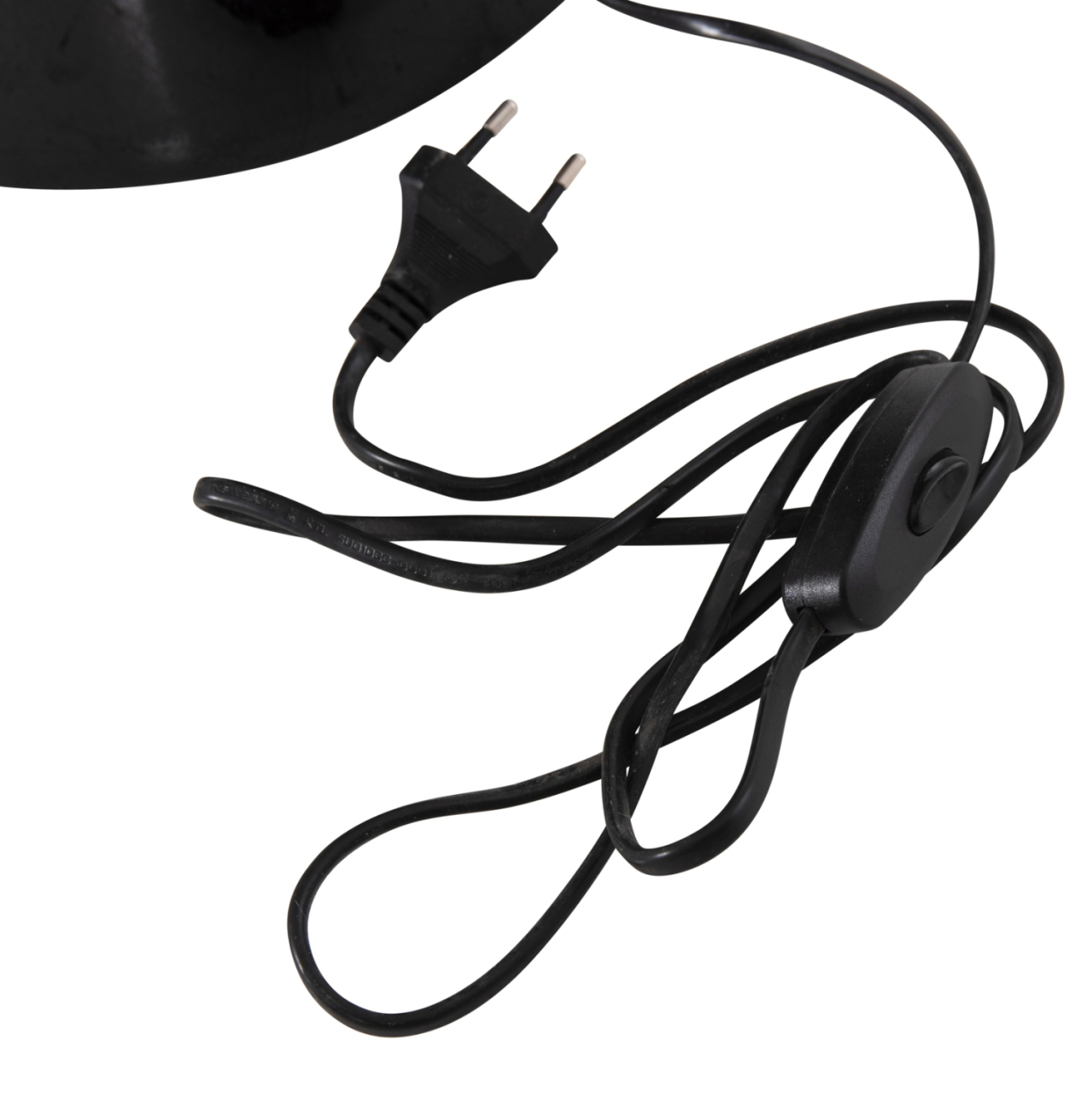 TABLE LAMP SMUSH HM4258.04 METAL IN BLACK-ROTATING CAP Φ32,5x69Hcm. [10]