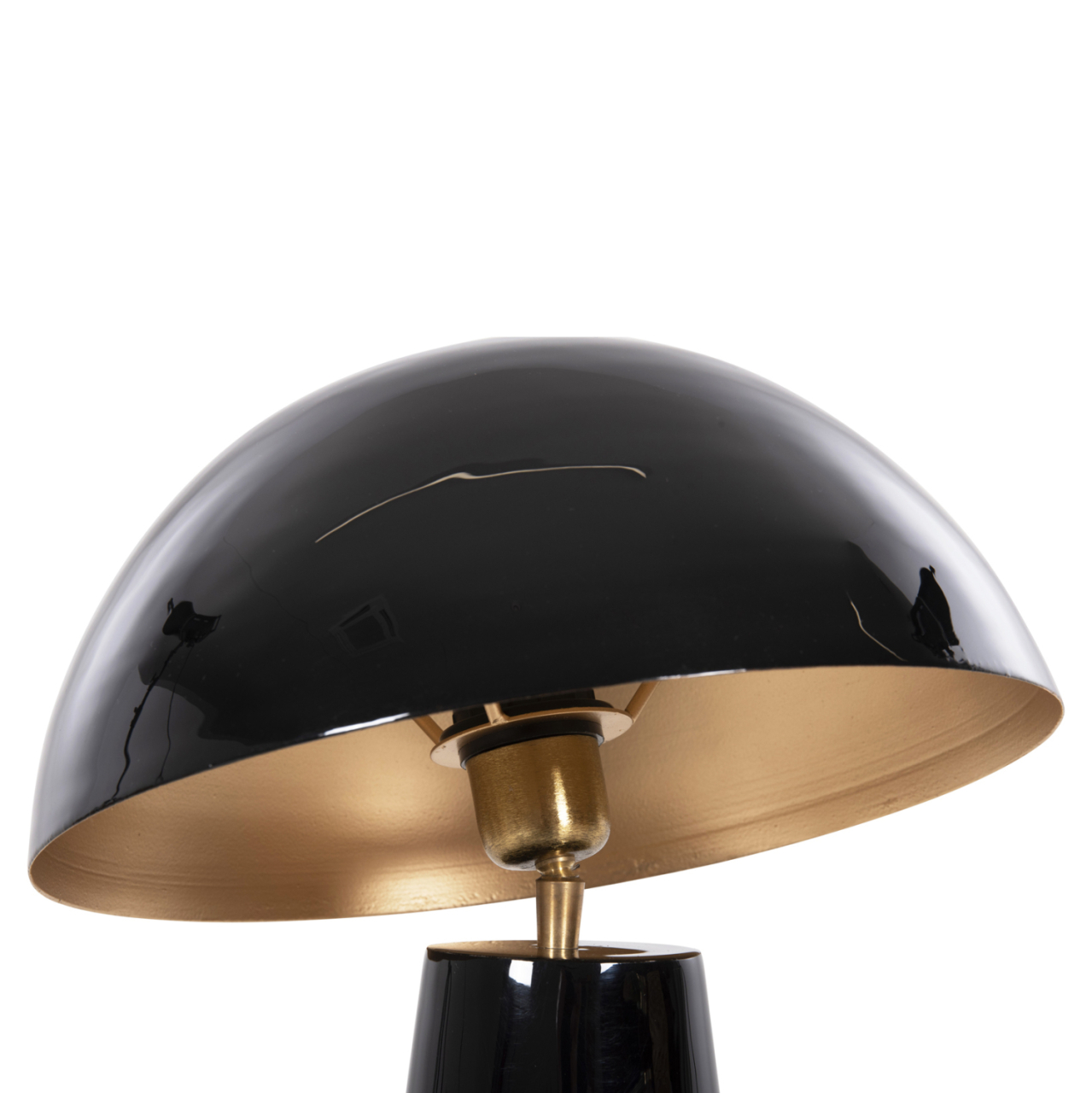 TABLE LAMP SMUSH HM4258.04 METAL IN BLACK-ROTATING CAP Φ32,5x69Hcm. [7]