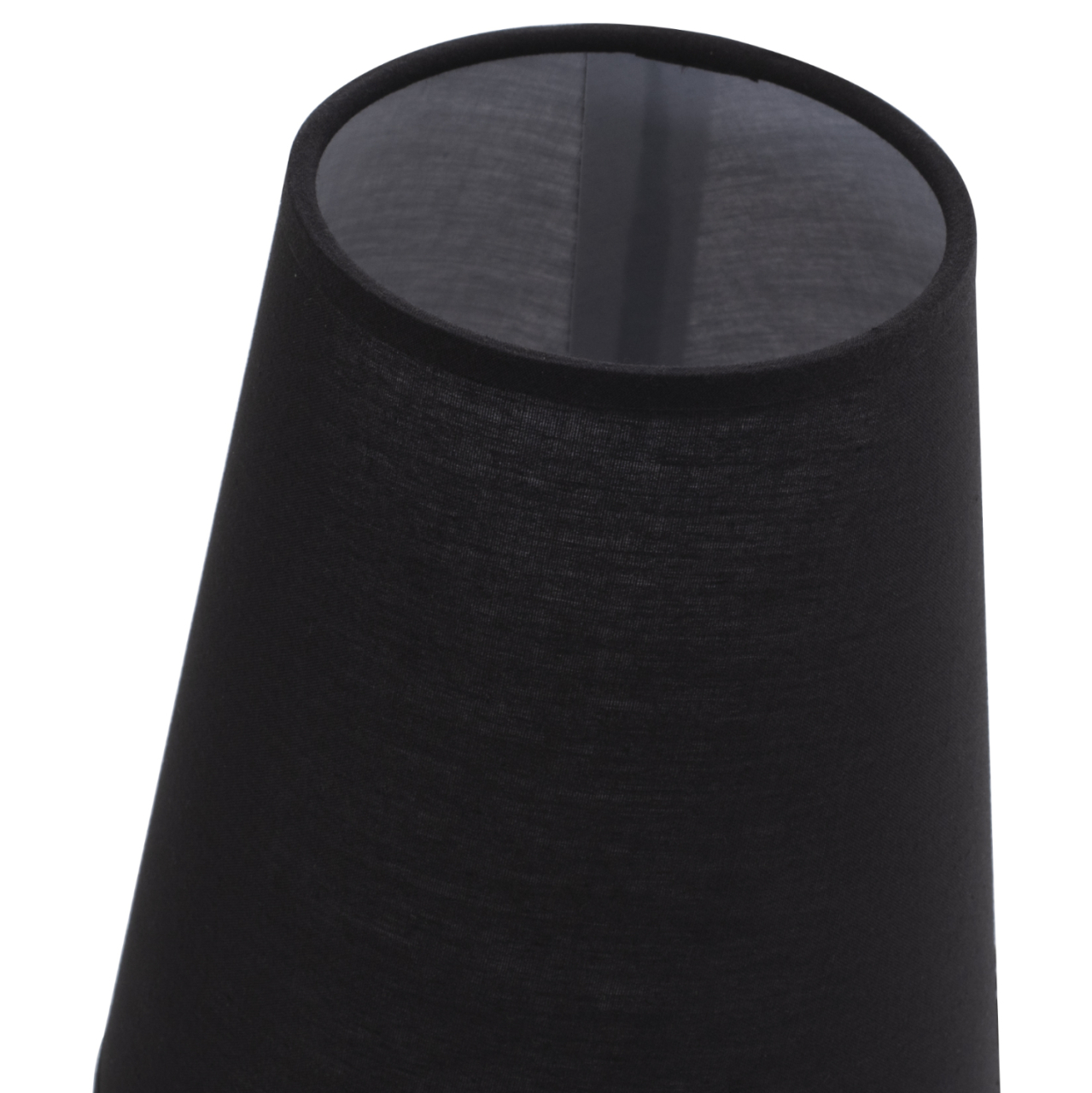 TABLE LAMP WALNUT COLOR WOOD WITH CYLINDRICAL BLACK CAP Φ15x34Hcm.HM7692.01 [5]