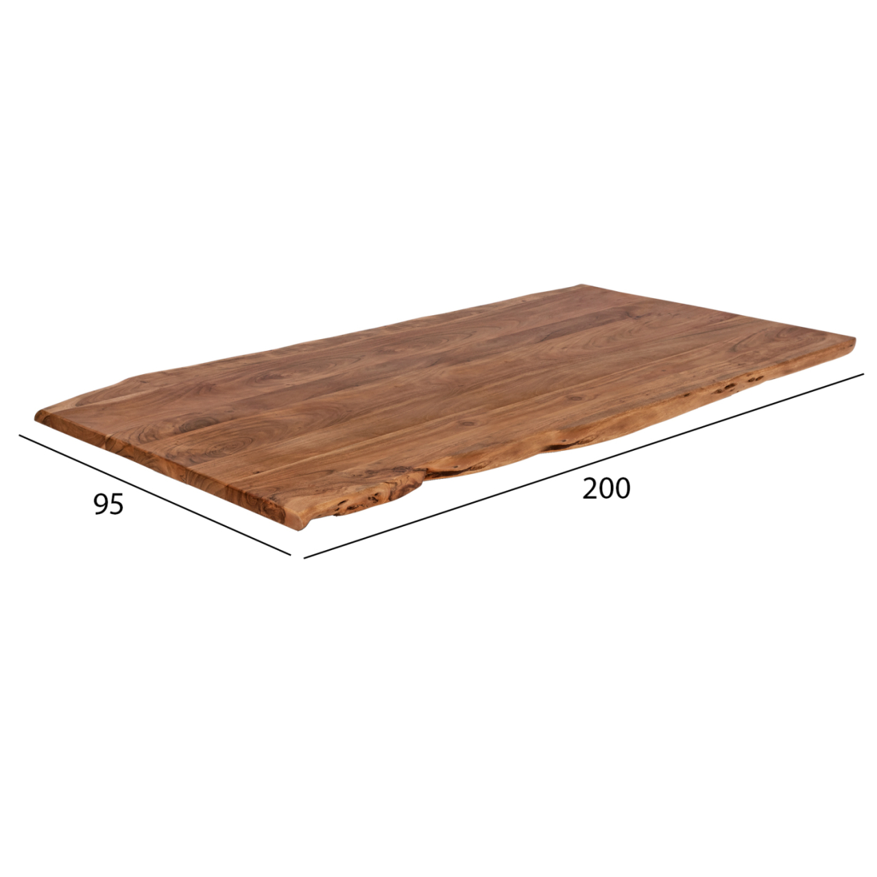 Table's Desktop 200x95x4 HM8506.11 from solid acacia wood [2]