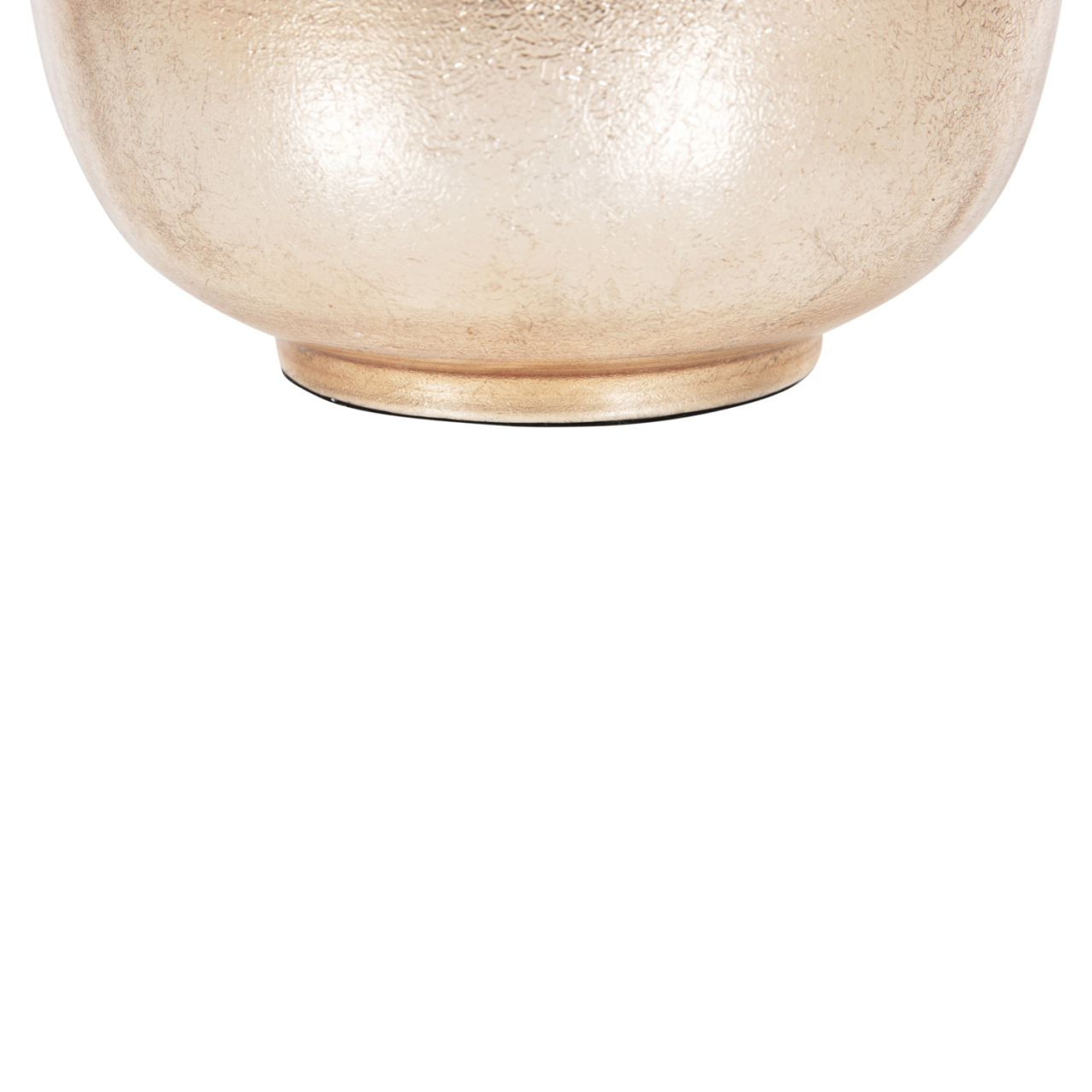 TABLE VASE LINGON HM4233.06 METAL IN CHERRY RED-GOLD PEARL Φ21x37,5Hcm. [5]