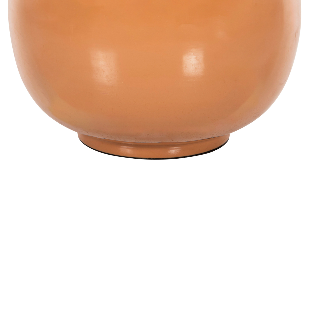 TABLE VASE LINGON HM4233.09 METAL IN SALMON-GOLD Φ21x37,5Hcm. [5]