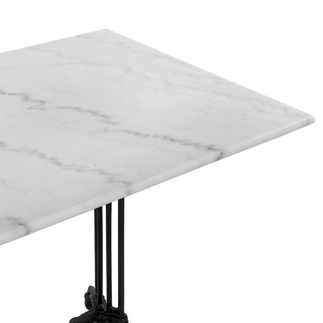 Table with 2 legs Base from cast iron HM5612 with marble 110x70 [4]