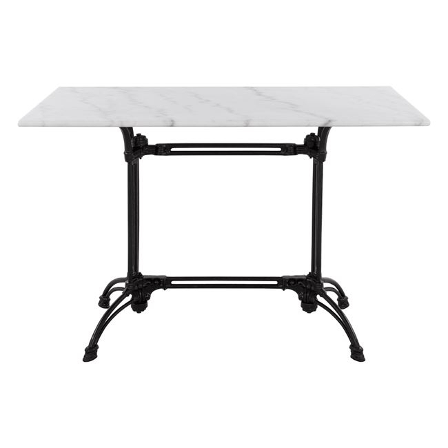 Table with 2 legs Base from cast iron HM5612 with marble 110x70 [3]