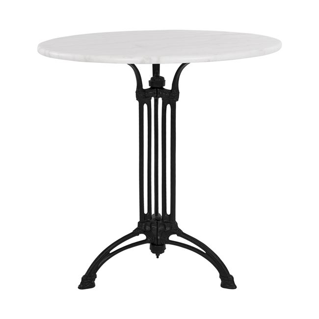 Table with 3 legs Base from cast iron with Marble '70x74cm [3]