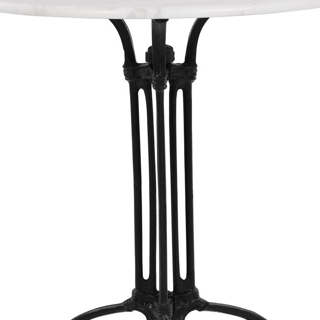 Table with 3 legs base from iron HM5609 with marble Round 60x73cm [5]