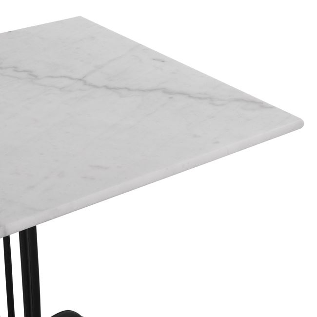 Table with 3 legs from cast iron HM5611 with marble 70x70 [4]