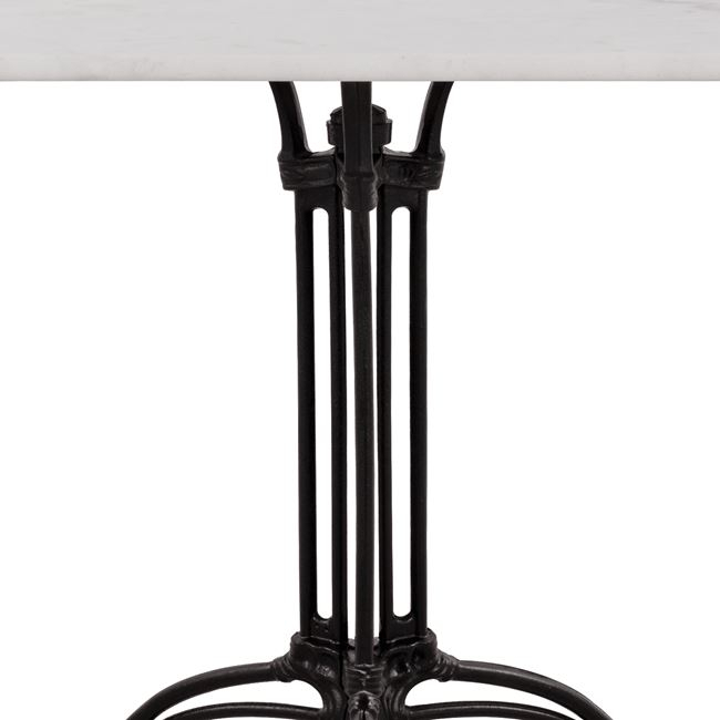 Table with 3 legs from cast iron HM5611 with marble 70x70 [5]