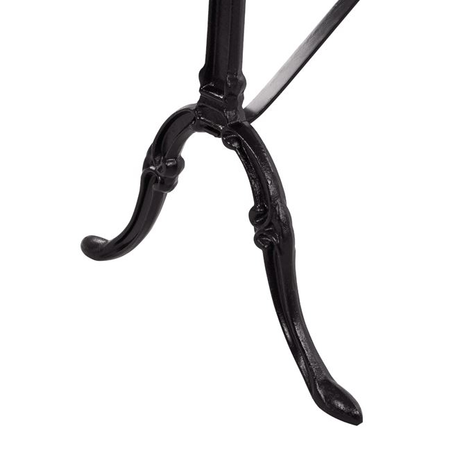Table with base from cast iron HM440 with marble oval 120x59x72 [6]