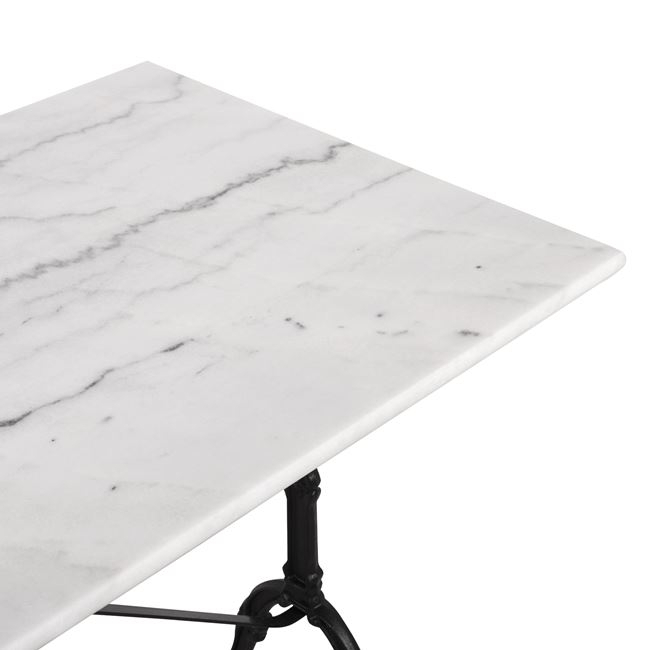 Table with Base from cast iron HM464 with marble 100x60x72 [4]