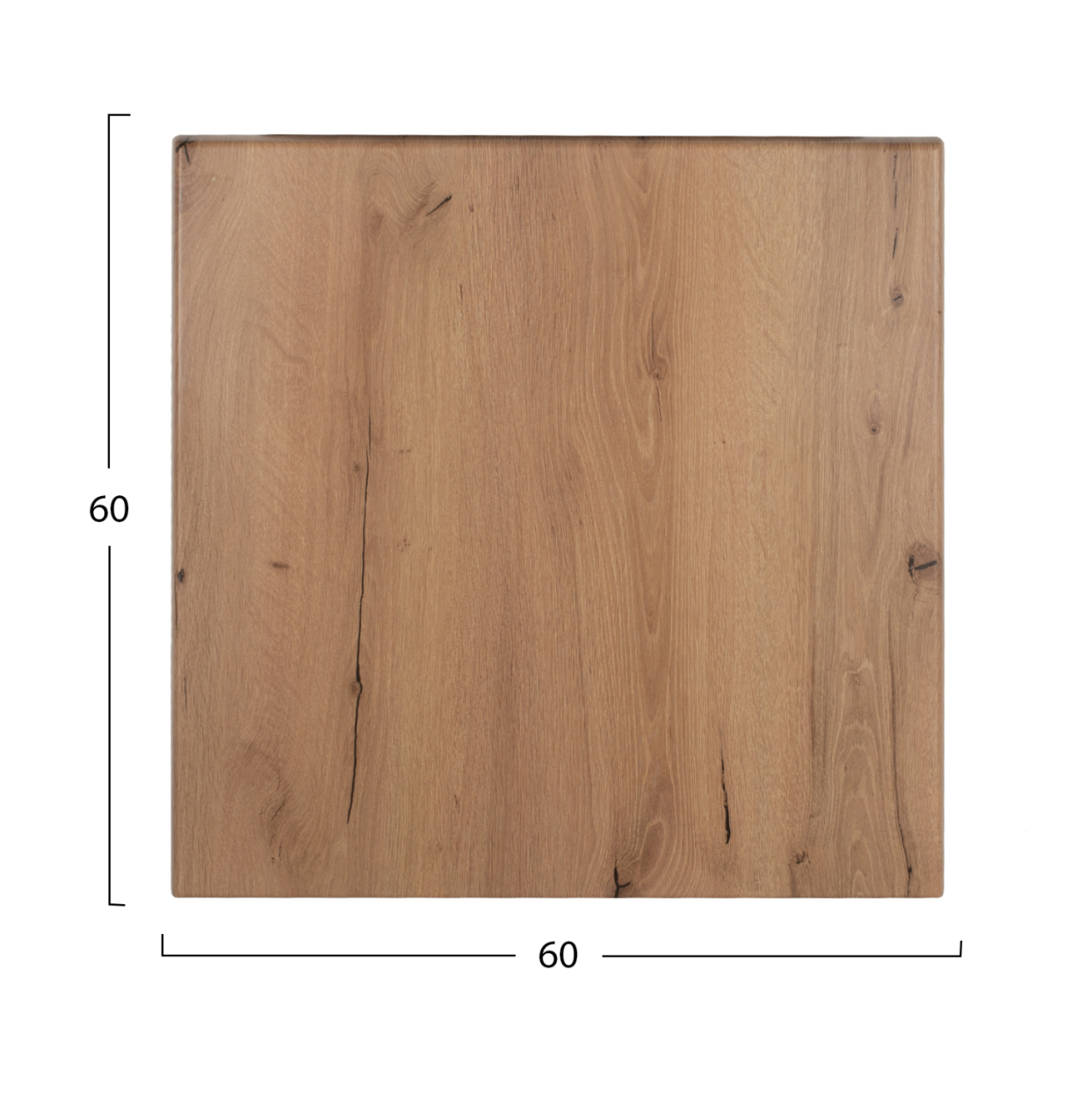 TABLETOP 4680 SQUARE HM5229.14 WERZALIT IN NATURAL WOOD COLOR 60X60cm. [2]