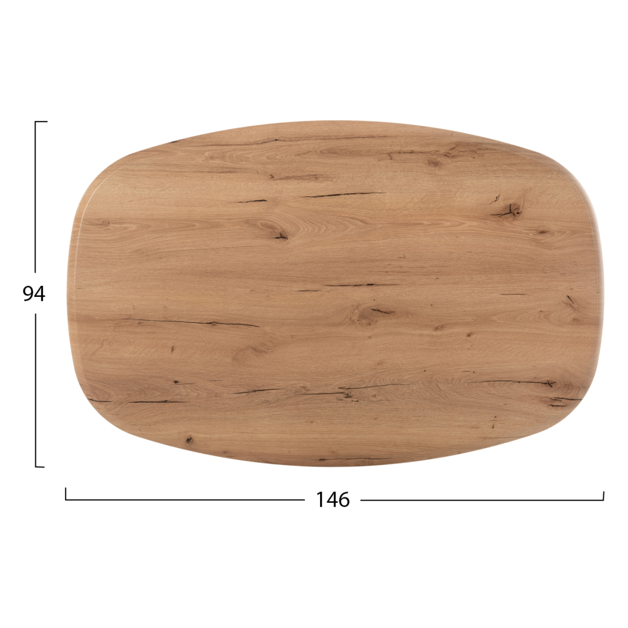 TABLETOP 4680 WERZALIT HM5916.14 NATURAL WOOD COLOR 146X94cm. [2]