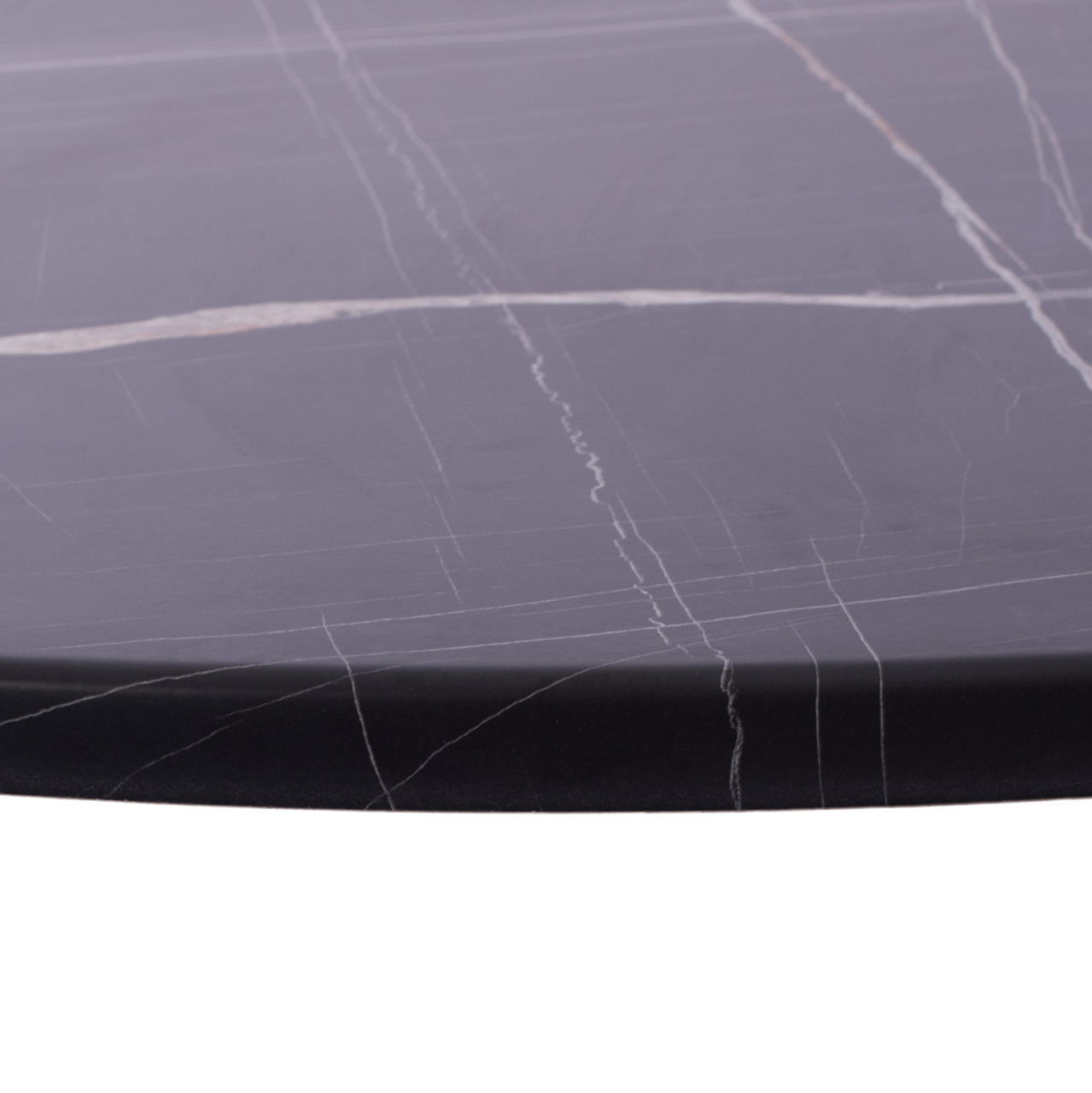 TABLETOP ROUND MADE OF WERZALIT BLACK MARBLE-LOOK 741 HM5227.13 Φ60cm [3]
